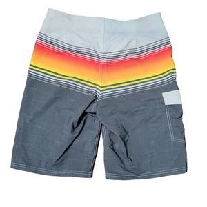 Mossimo Supply Co Target nwt board shorts gray yellow orange size 32